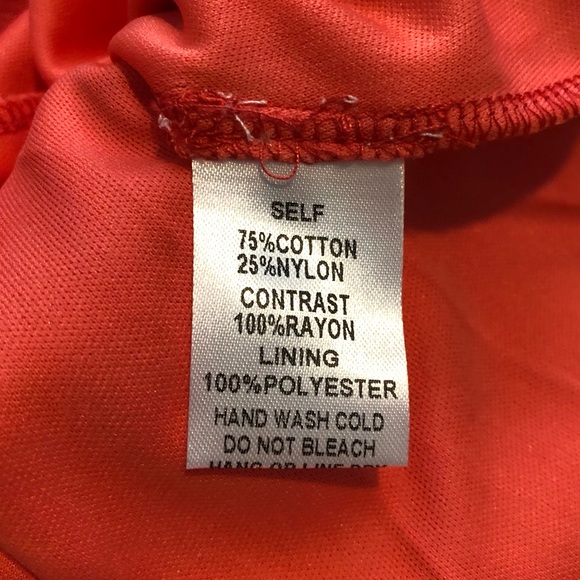 Easel Crochet Lace Femme Mini Dress In Coral I Am. NWT! Sz S - Picture 8 of 8